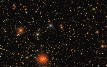 color-composite image of red dwarf stars